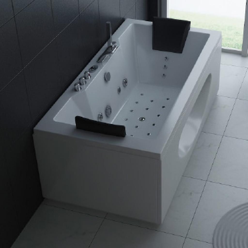 PureHaven Whirlpool 180x90 cm Heizung Reinigungsprogramm & Lichttherapie