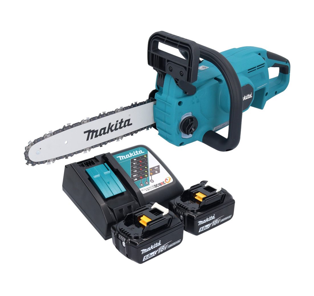Makita Benzin-Kettensäge DUC 307 RT2X3 18 V 30 cm Brushless + 2x Akku 5