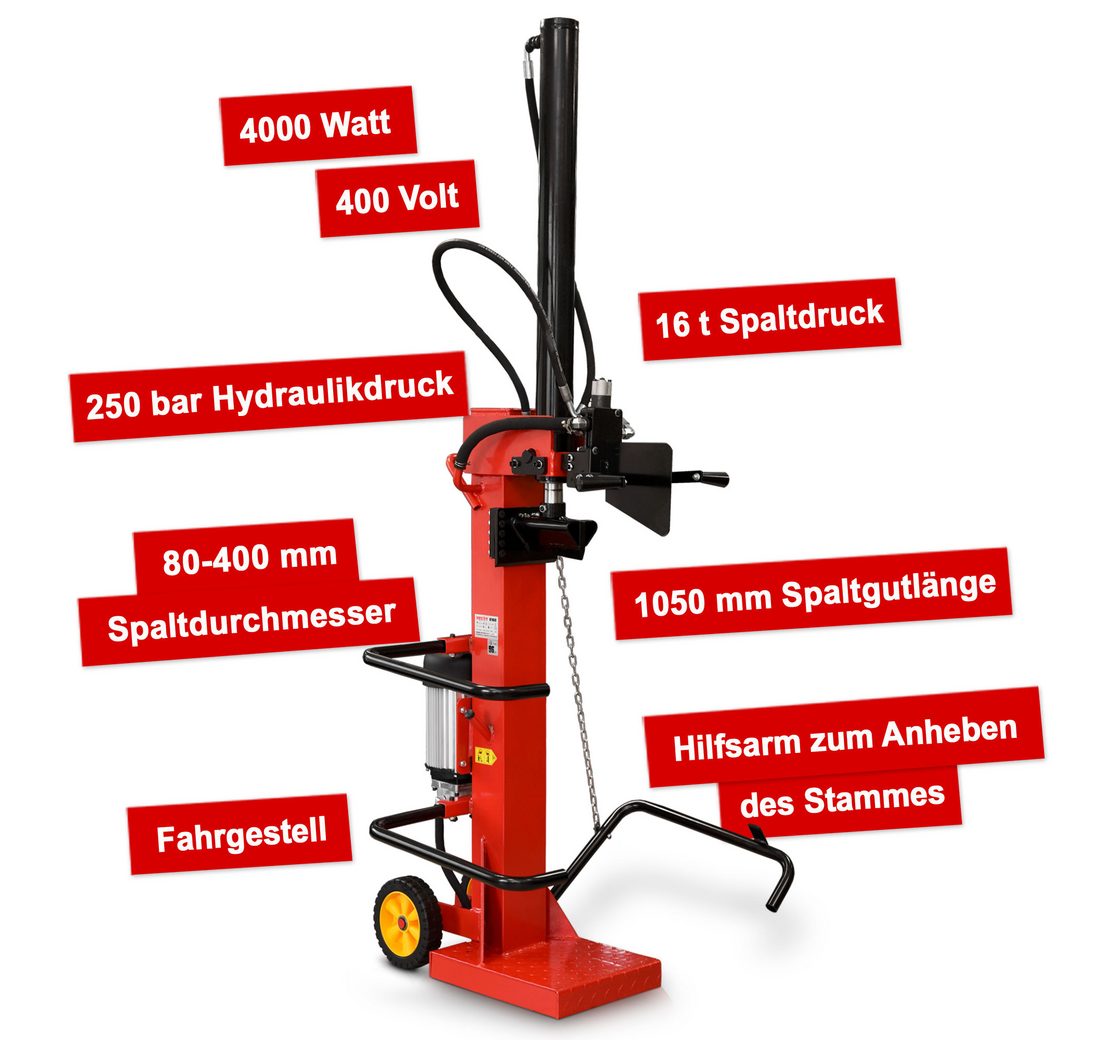 Spaltgutdurchmesser bis 40 cm
