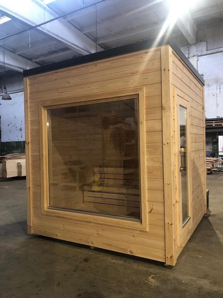 JVmoebel Saunahaus Holz Design Haus Outdoor Garten für Gartenliebhaber 14500 mm