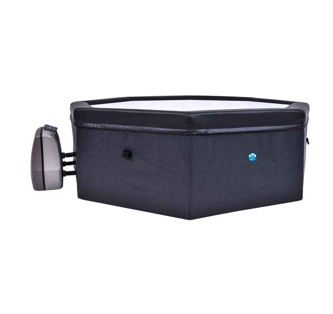 NetSpa Whirlpool NetSpa Octopus Outdoor Whirlpool halbstarr achteckig für 4-6
