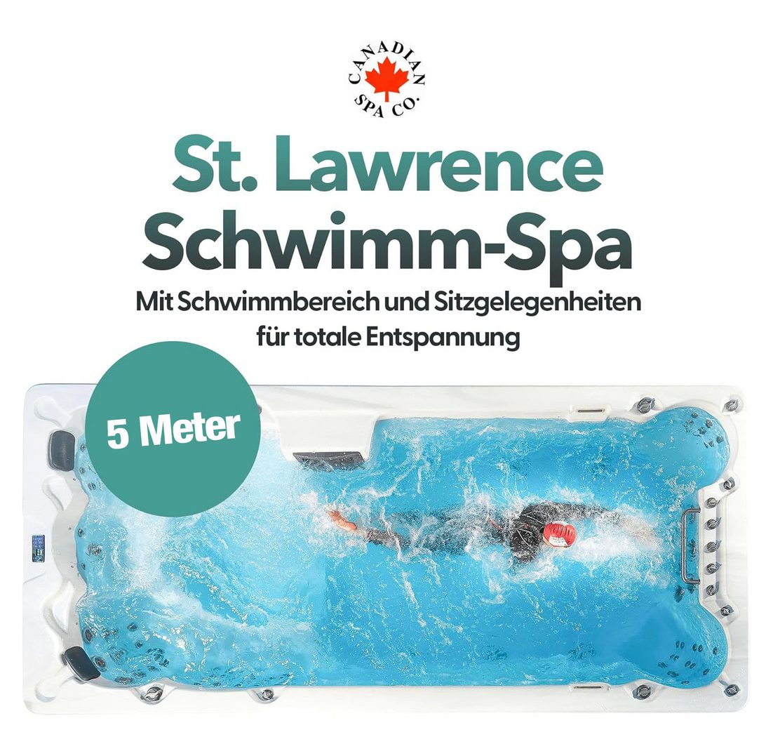 Canadian Spa GmbH Whirlpool St. Lawrence 5m Swim Spa