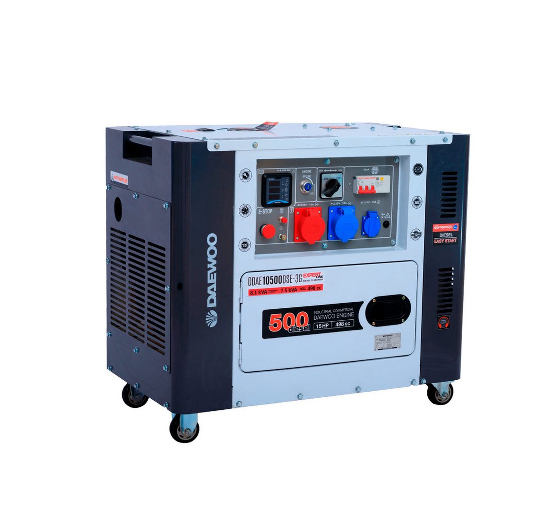 Daewoo Power Products Stromerzeuger Diesel Notstromaggregat DDAE10500DSE-3G