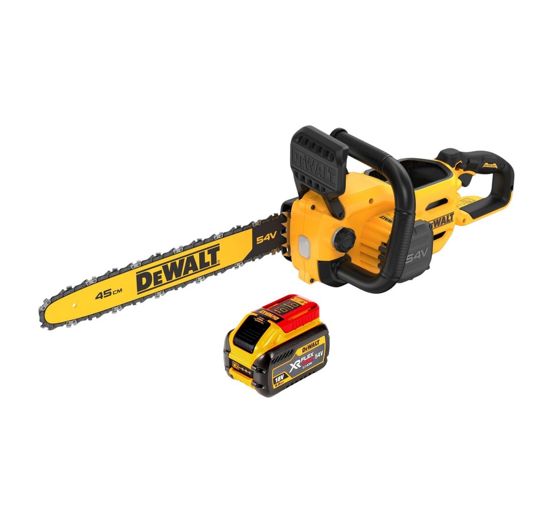 DeWalt Benzin-Kettensäge DCMCS 574 N 54 V FlexVolt 45 cm Brushless + 1x Akku 9