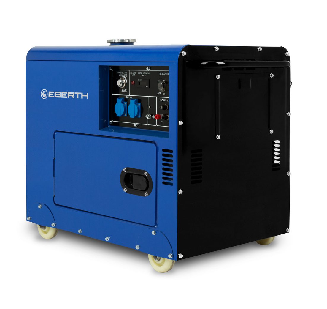 EBERTH Stromerzeuger 5000 Watt Notstromaggregat Diesel