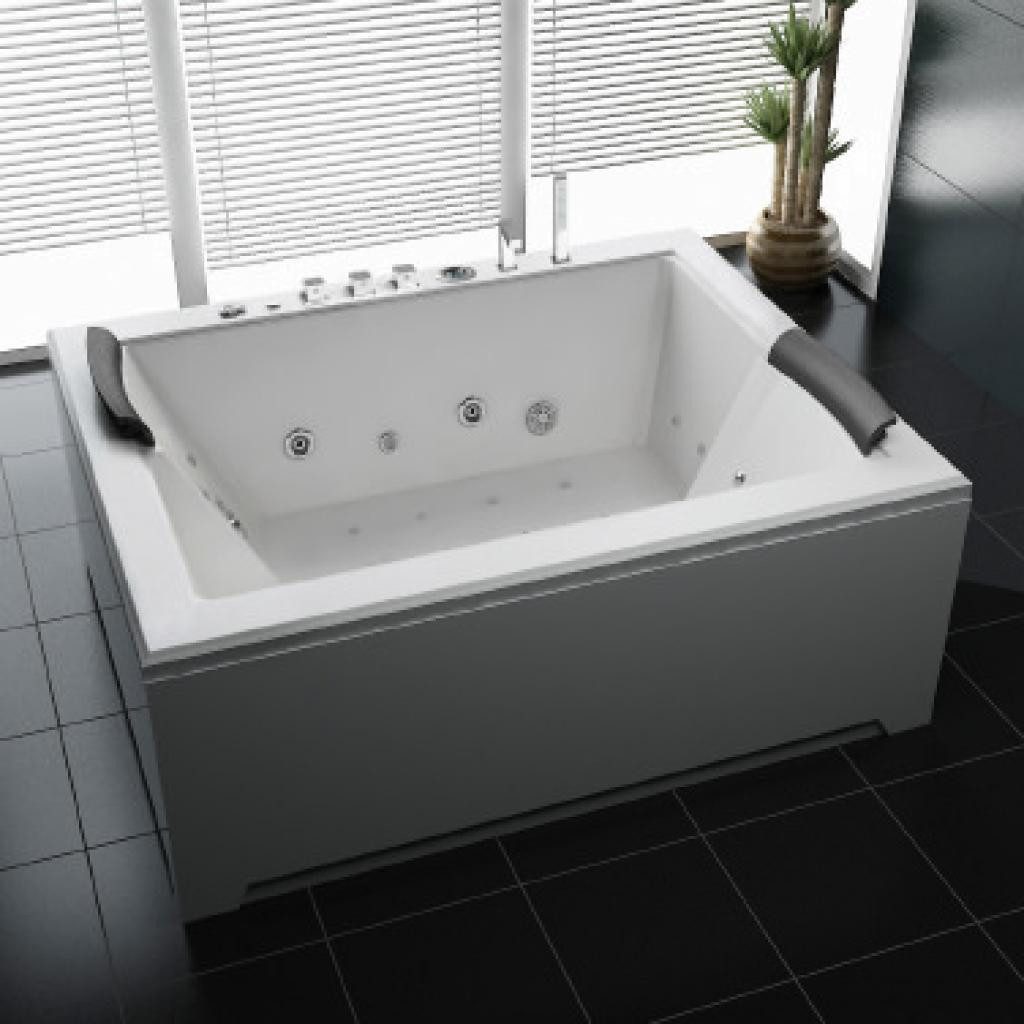 PureHaven Whirlpool 180x142cm Heizung Reinigungsprogramm & Lichttherapie