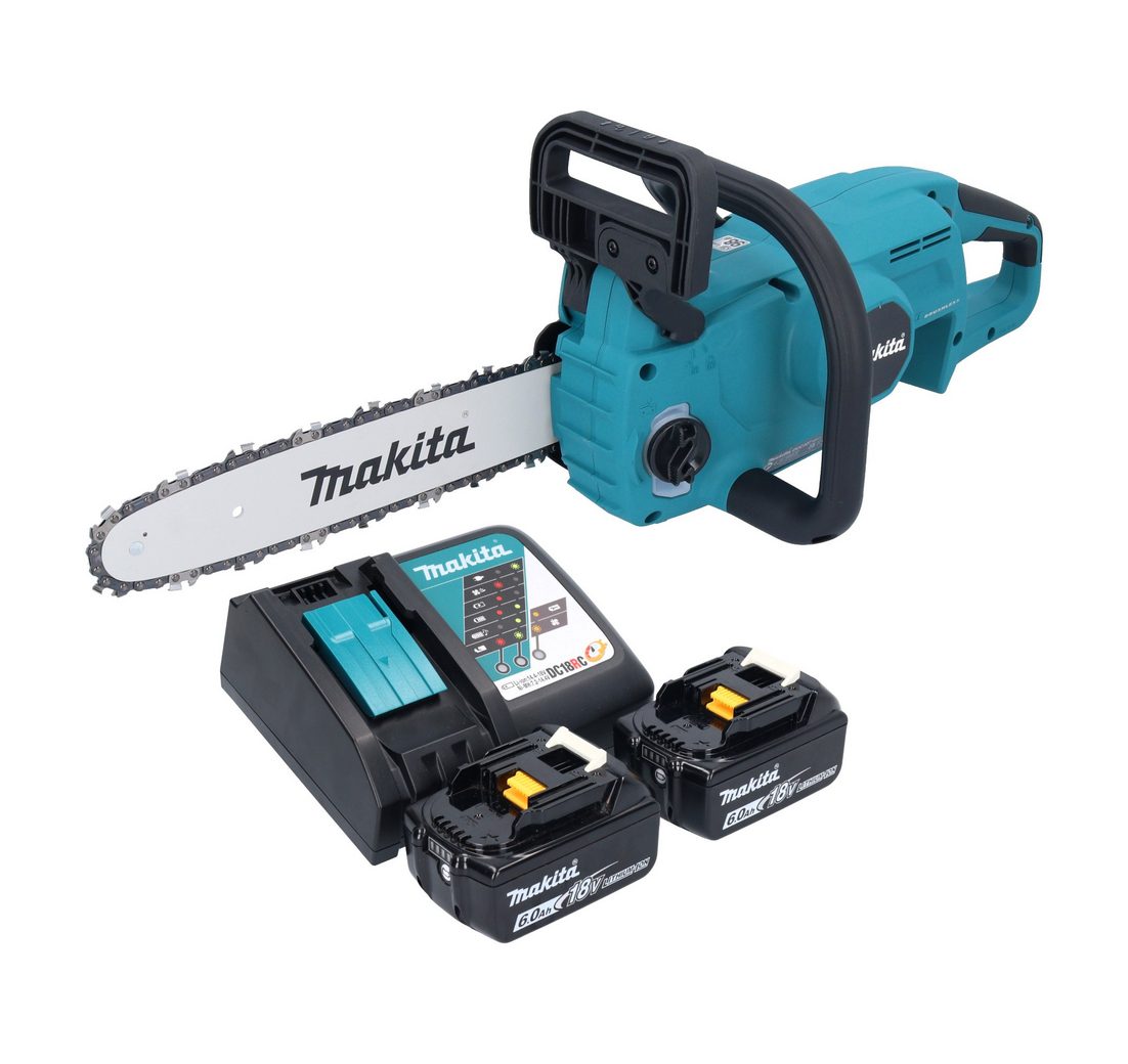 Makita Benzin-Kettensäge DUC 307 RG2X3 18 V 30 cm Brushless + 2x Akku 6