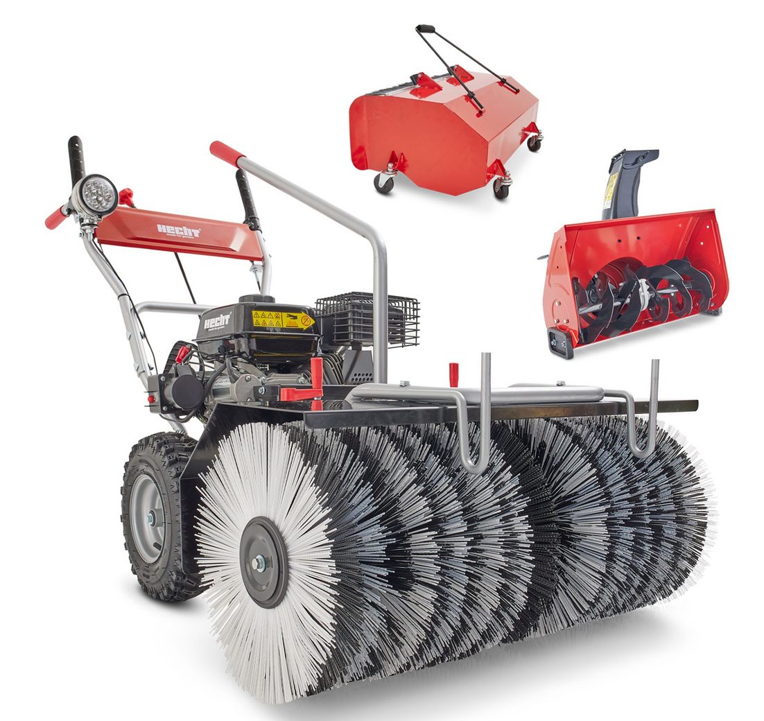 Hecht Benzin-Kehrmaschine 8680 SE mit Auffangbehälter