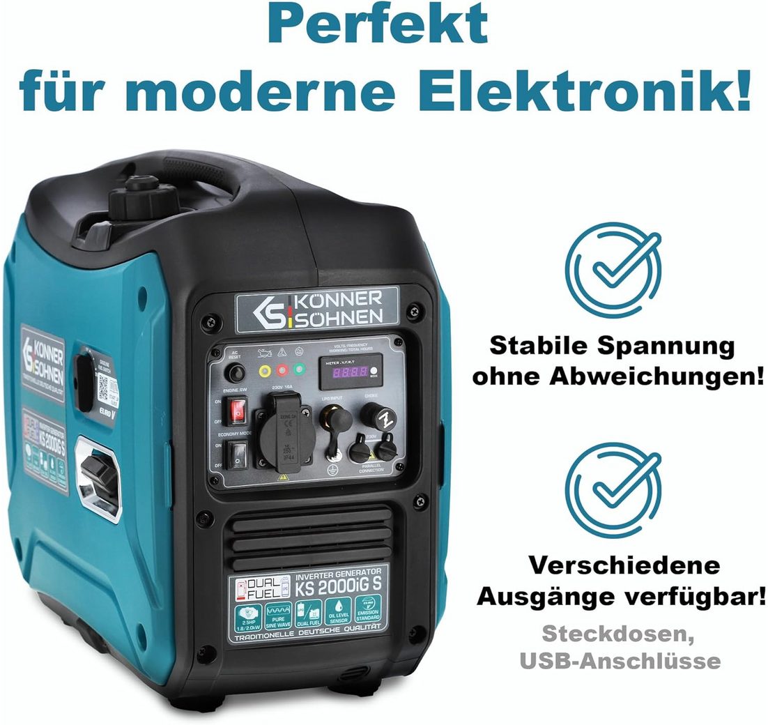 (LPG/Benzin-Inverter-Generator Schalldichtes Gehäuse