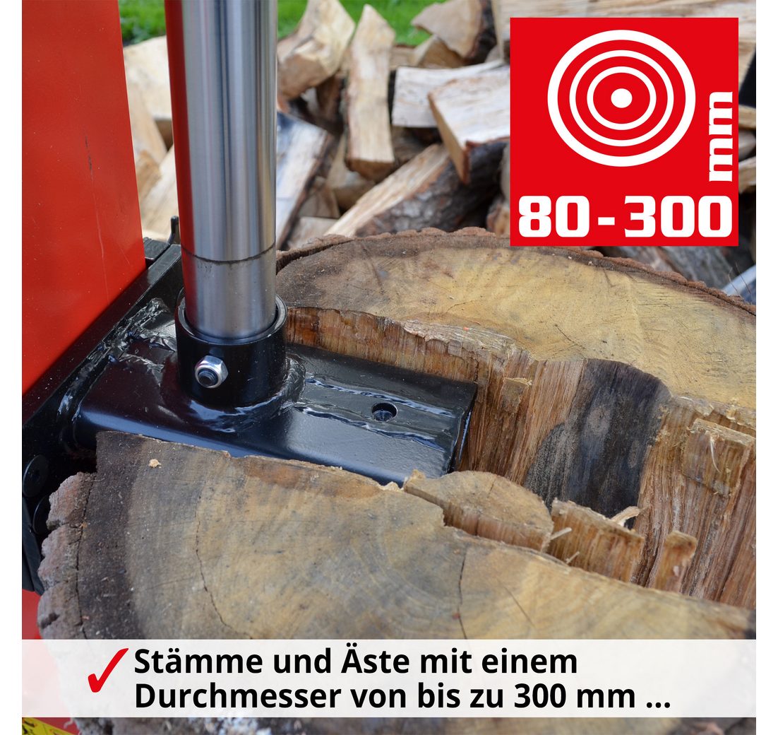 Spaltgutdurchmesser bis 30 cm