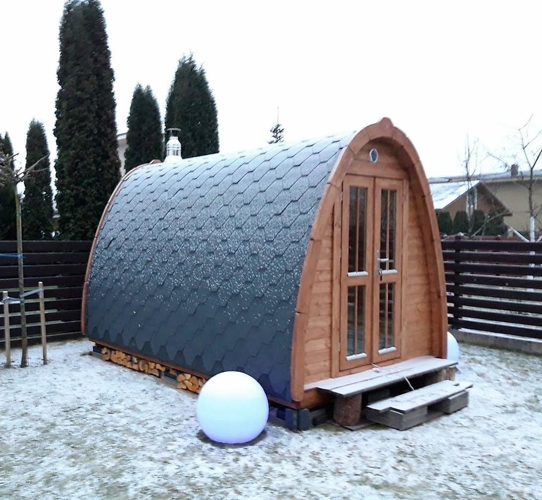 JVmoebel Saunahaus Holz Garten Sauna Outdoor Trockensauna für Wellness 350x240x260 cm