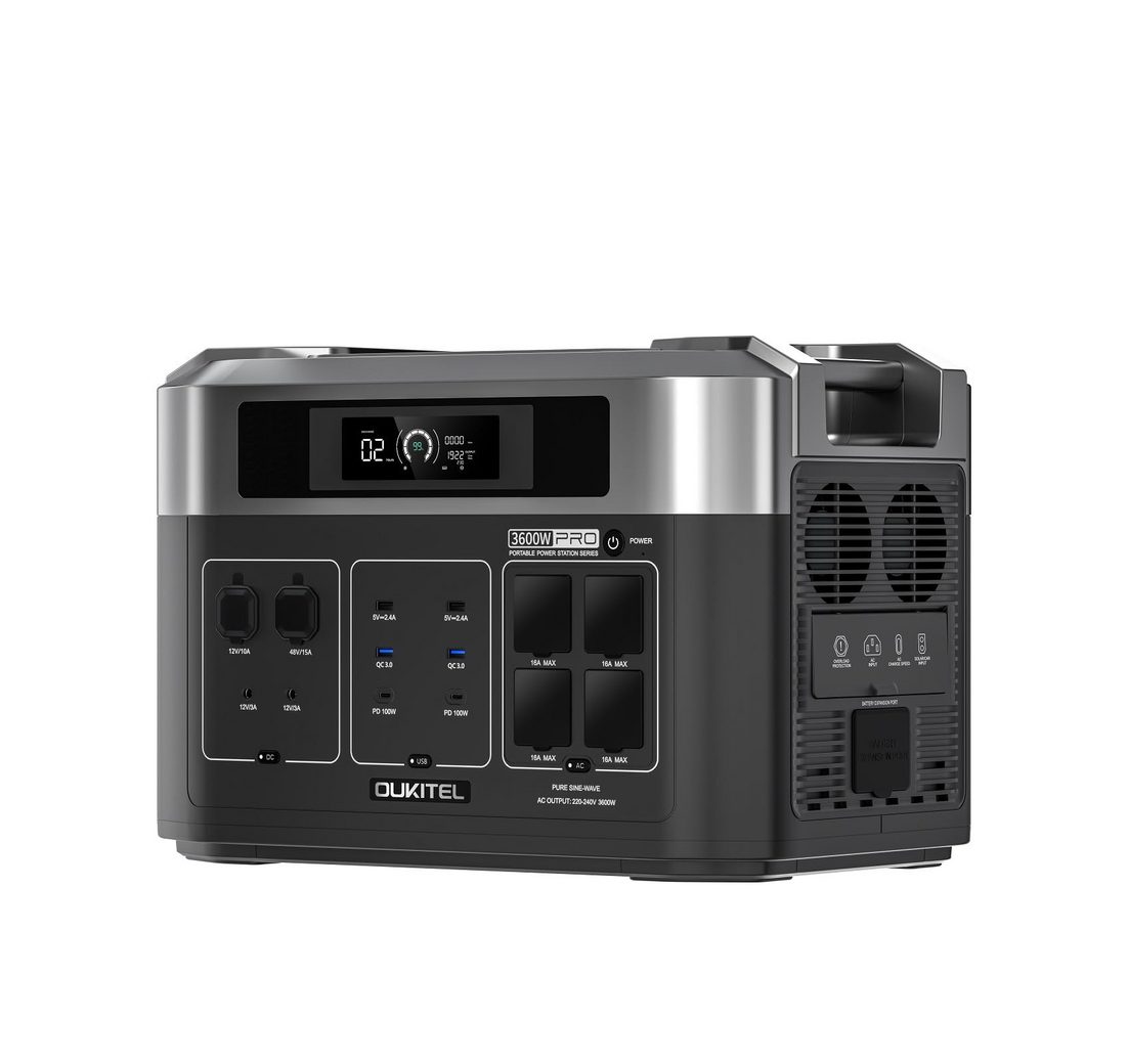OUKITEL Stromerzeuger BP2000E Pro Powerstation 3600W