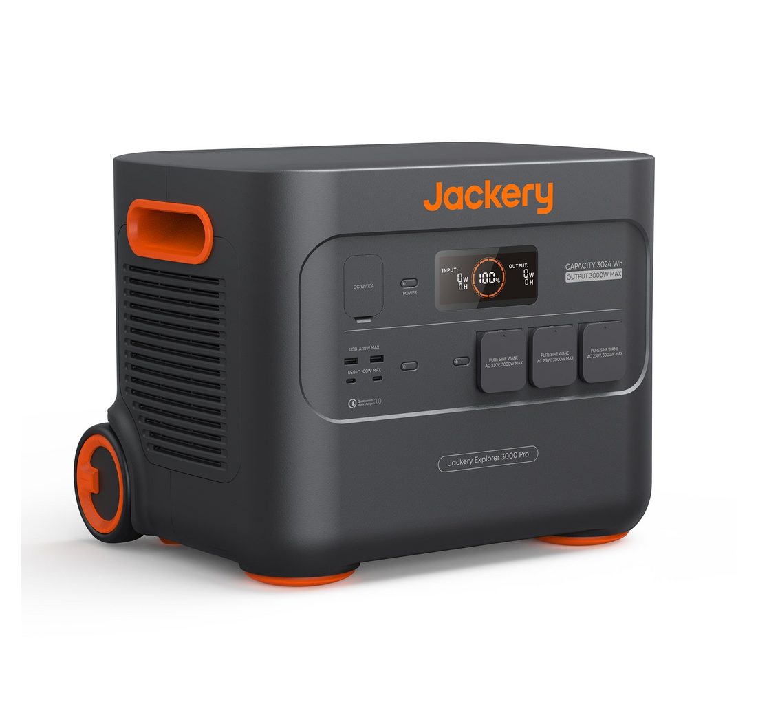 Jackery Stromgenerator Explorer 3000 Pro Tragbare Powerstation 3024Wh