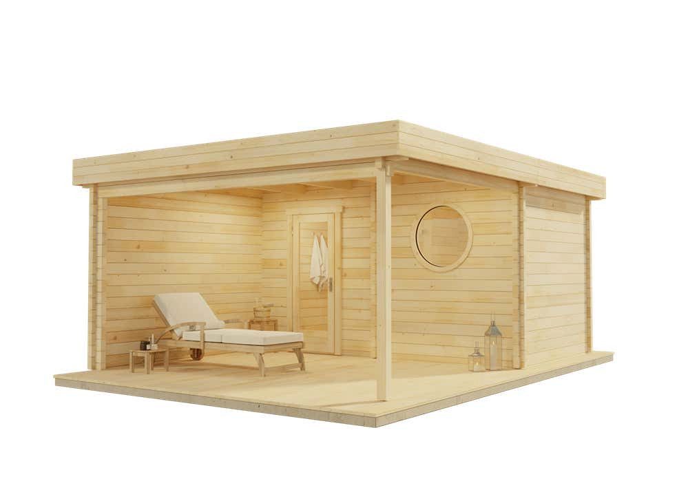 FinnTherm Saunahaus Cubus-70 Royal