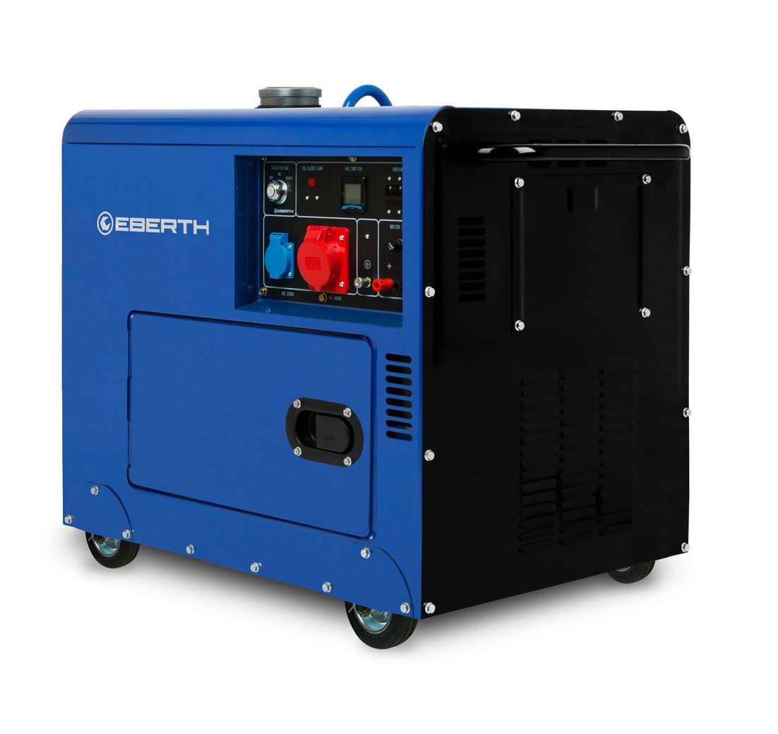 EBERTH Stromerzeuger 5000 Watt Notstromaggregat Diesel