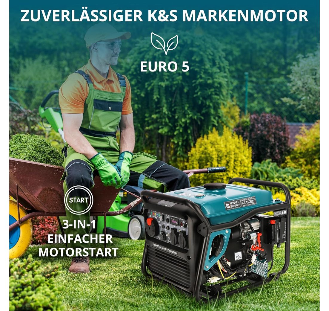 (DUAL-FUEL Benzin/LPG Invertergenerator