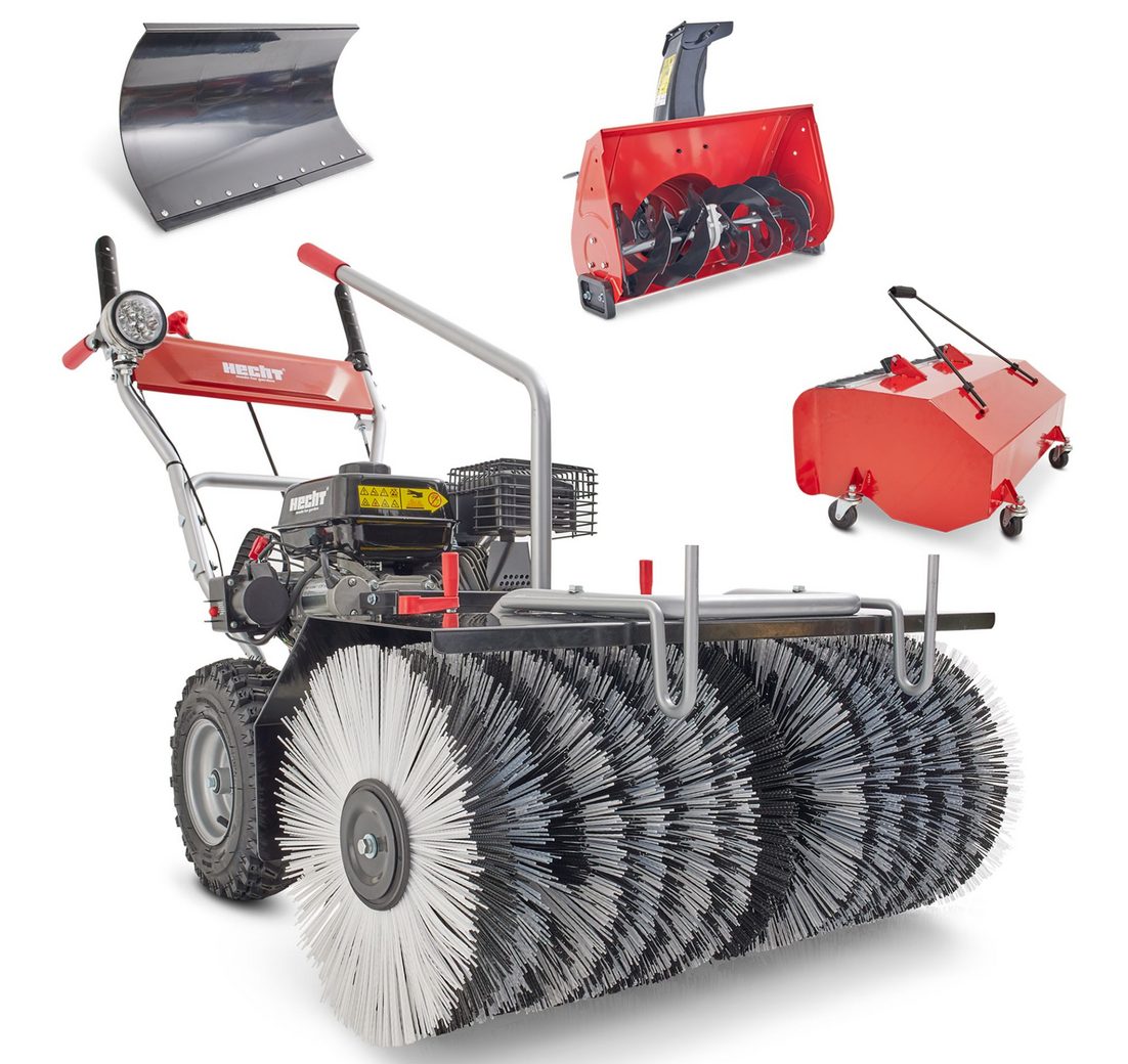 Hecht Benzin-Kehrmaschine 8680 SE mit Auffangbehälter