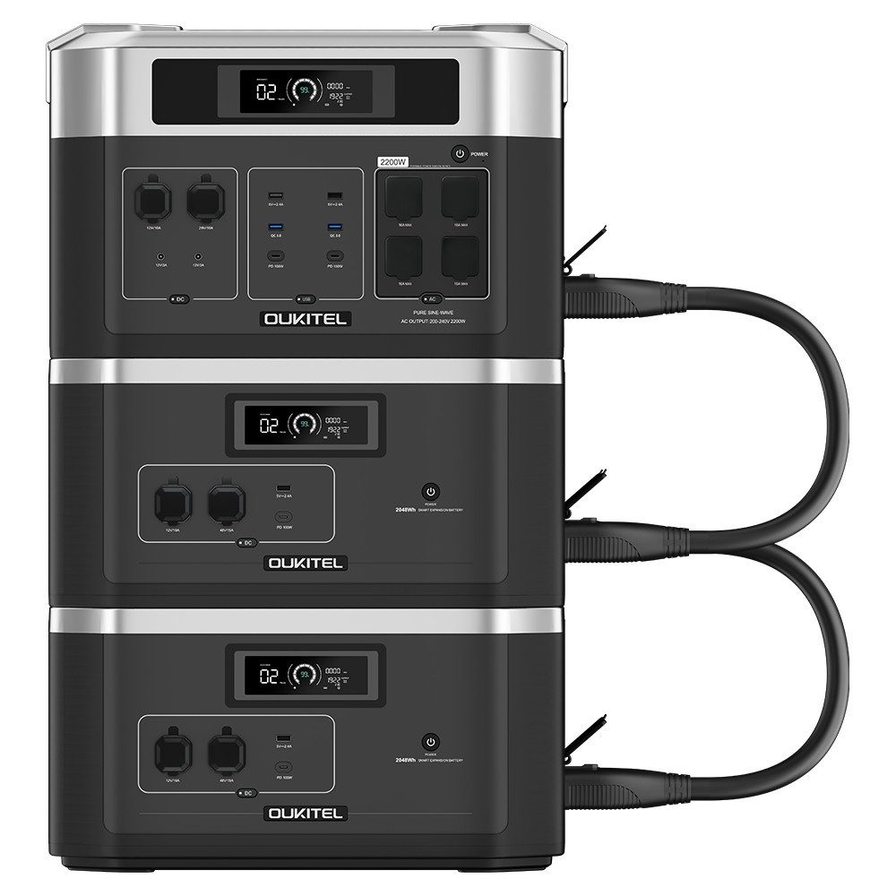 2048Wh/640000mAh LiFePO4 Akku Solargenerator