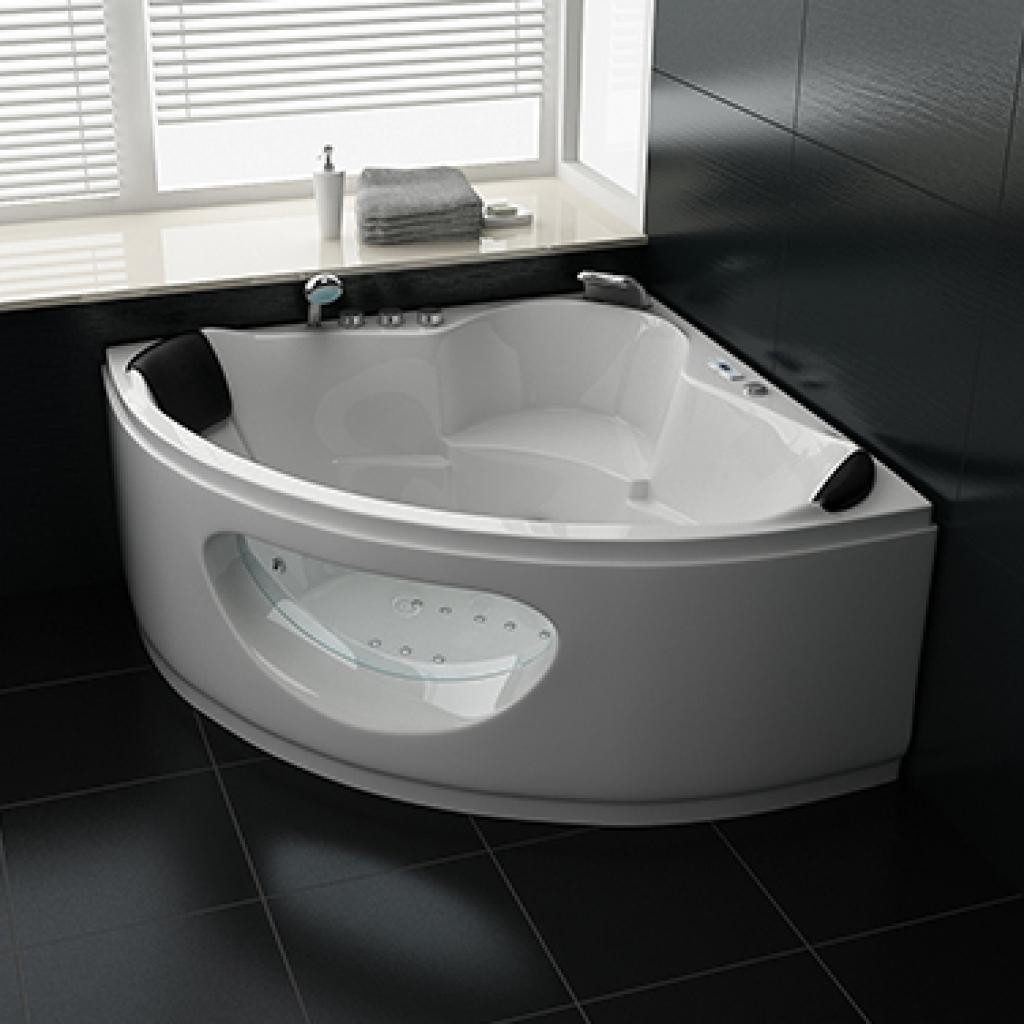 PureHaven Whirlpool 138x138 cm elegantes Design Heizung Lichttherapie Soundsystem
