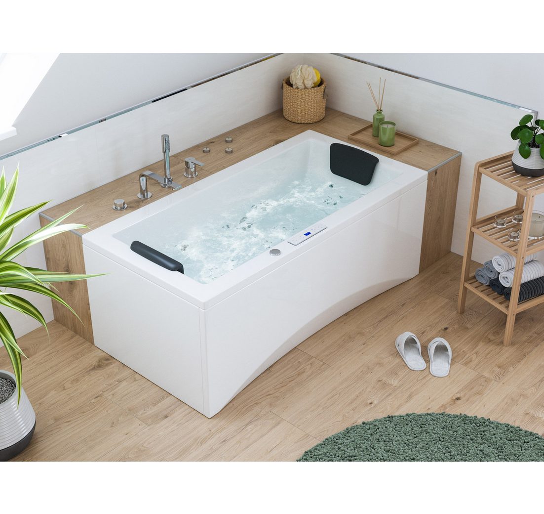 Magnolia Home Whirlpool Rechteck Whirlpool Unity 150x75 Made in Germany 22 Massagedüsen ohne A
