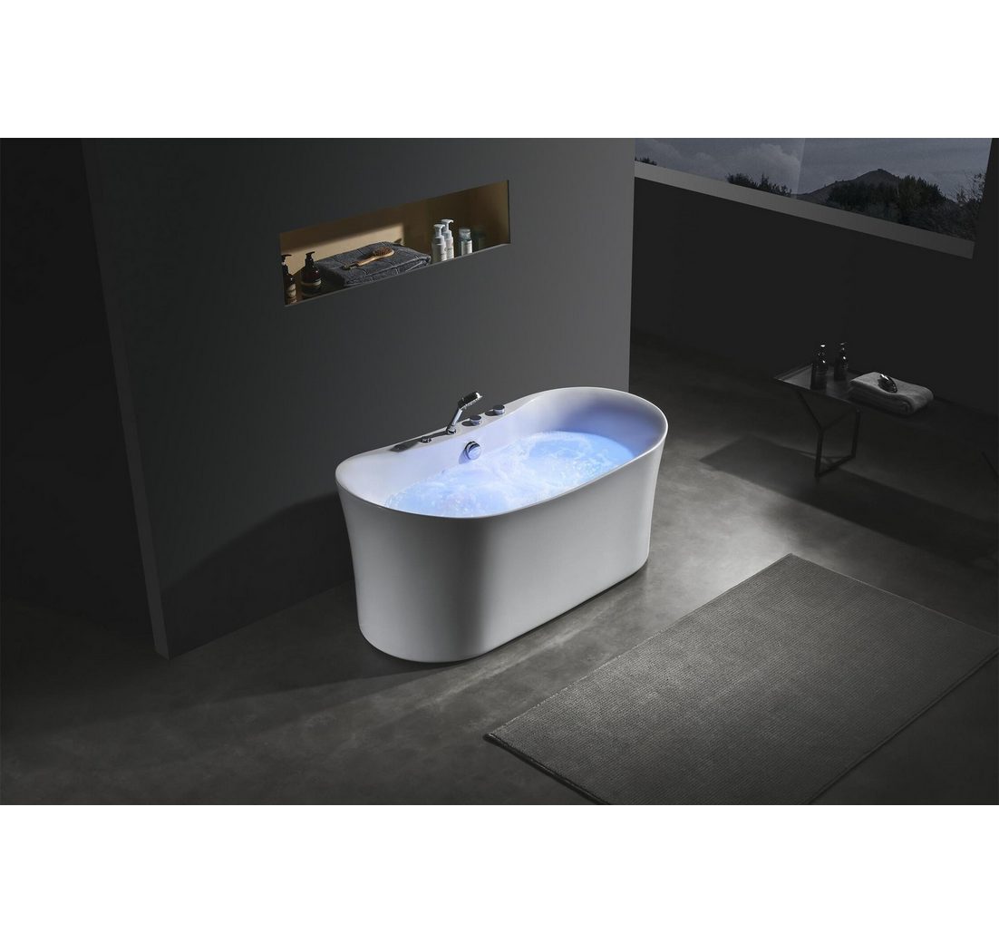 Xlmoebel Whirlpool Indoor-Whirlpool-Badewanne aus Acryl für Zuhause