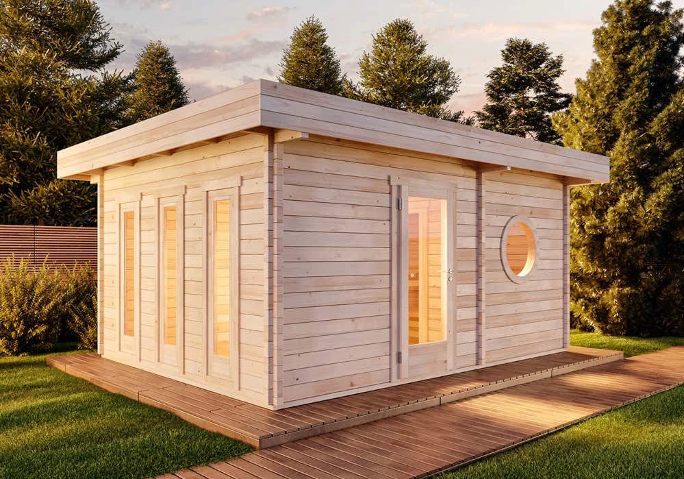 FinnTherm Saunahaus Cubus-70 D