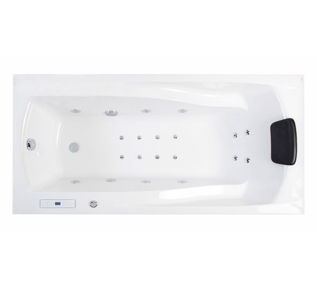 Magnolia Home Whirlpool Rechteck Whirlpool Centauri 180x85 rechts Made in Germany 18 Düsen ohn