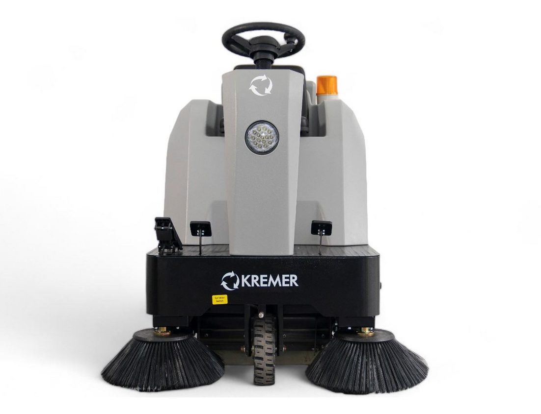 Kremer Reinigungsgeräte Kehrmaschine Aufsitz - Kehrmaschine KRYZS4 48V 6.380 m²/h Flächenleistung