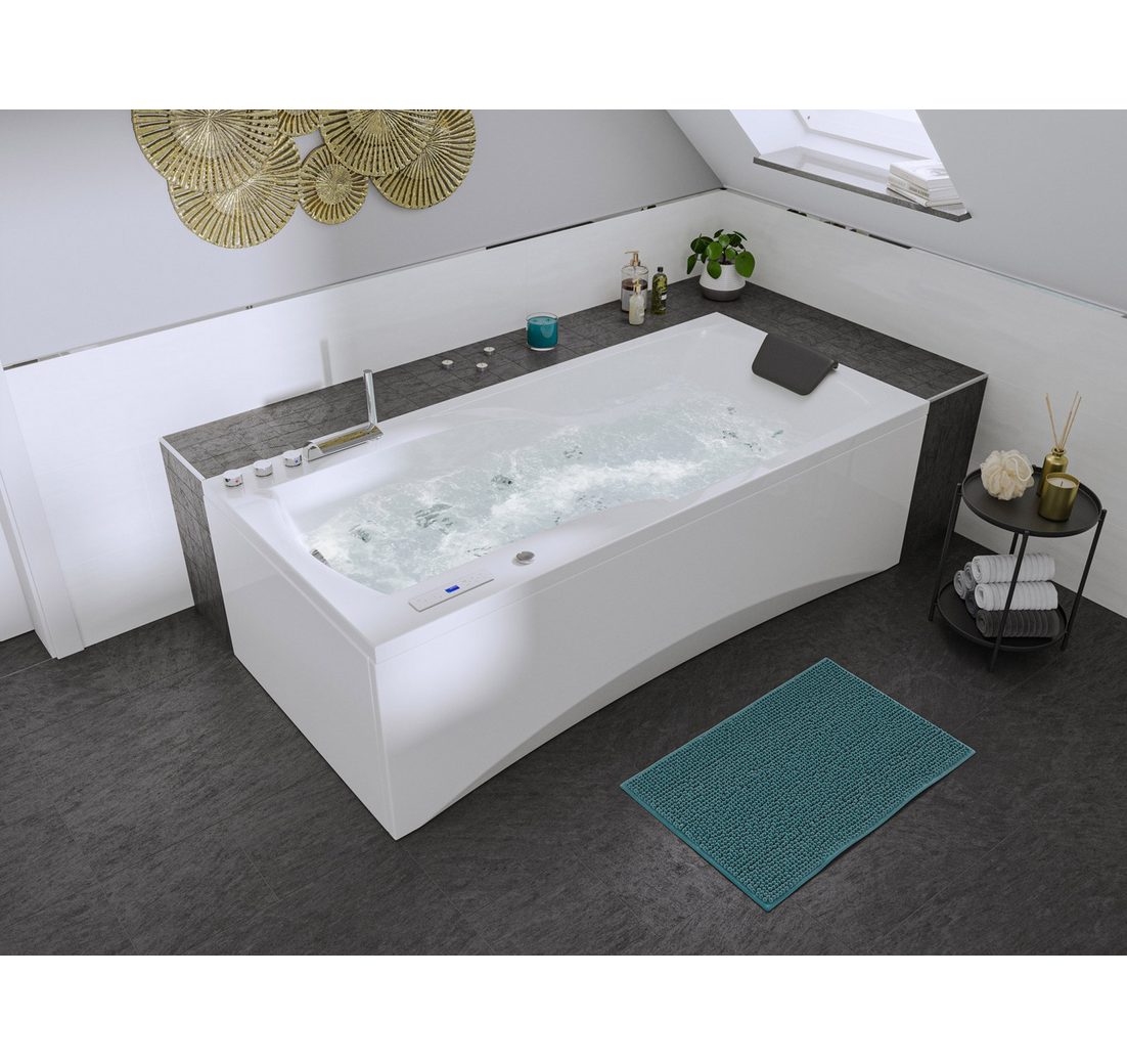 Magnolia Home Whirlpool Rechteck Whirlpool Centauri 190x90 rechts Made in Germany 18 Düsen mit