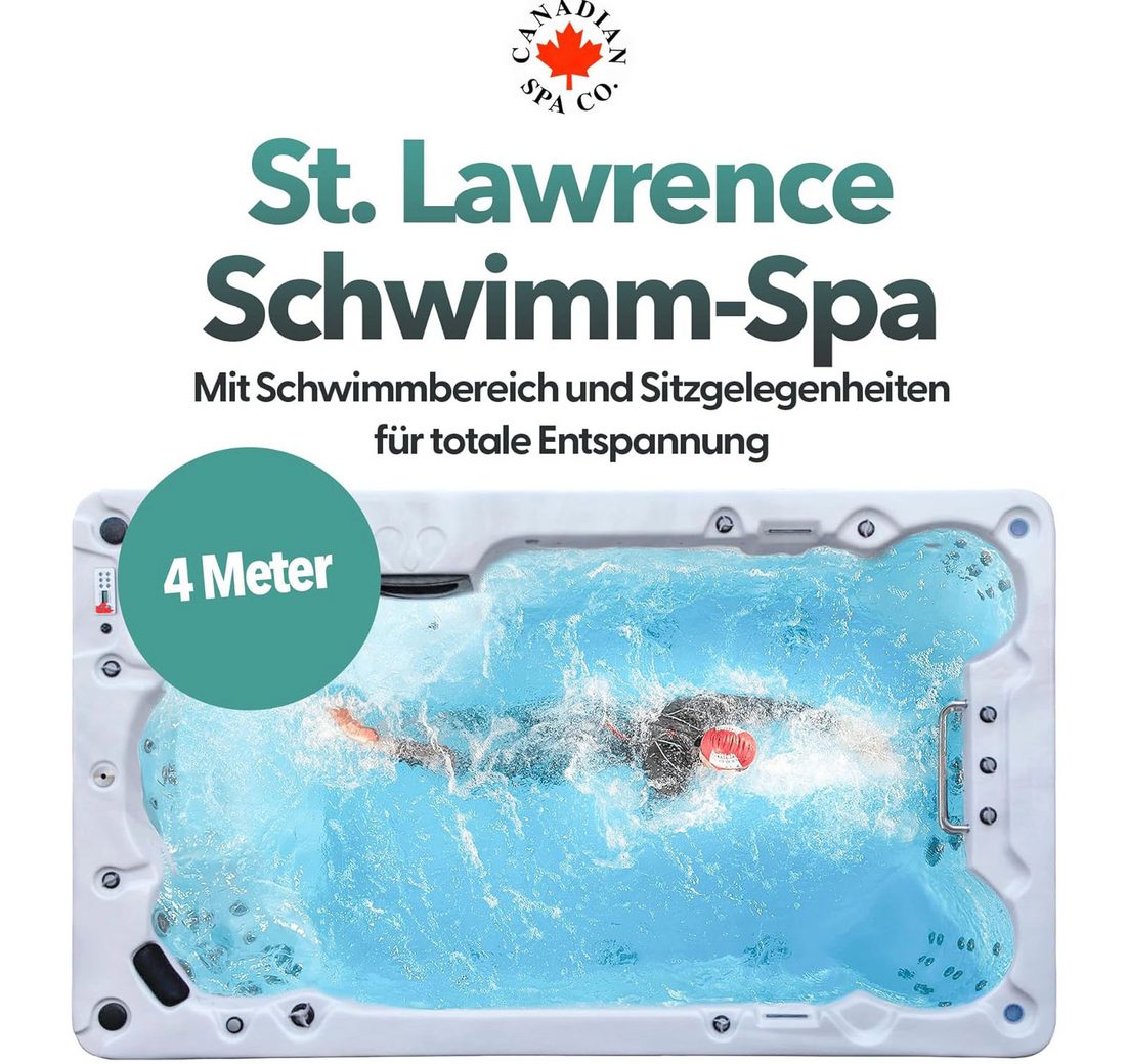 Canadian Spa GmbH Whirlpool St. Lawrence 4m Swim Spa