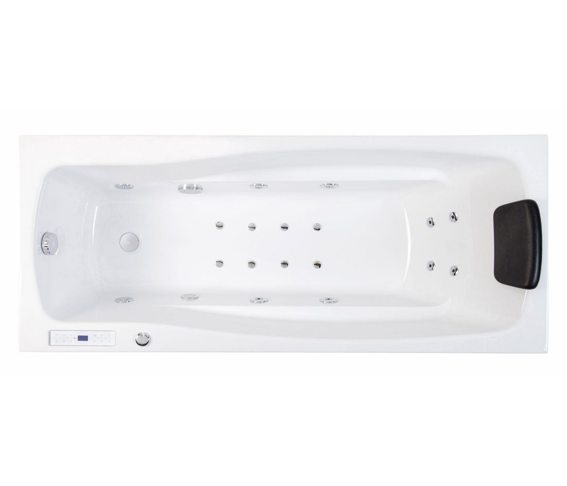 Magnolia Home Whirlpool Rechteck Whirlpool Ocean 160x70 rechts Made in Germany 18 Düsen ohne A