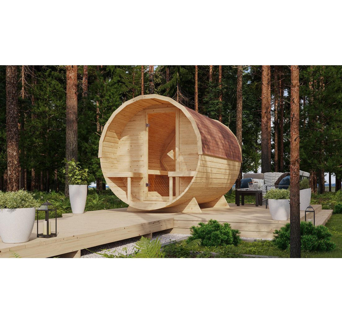 Komfortable Stehhöhe von 200 cm