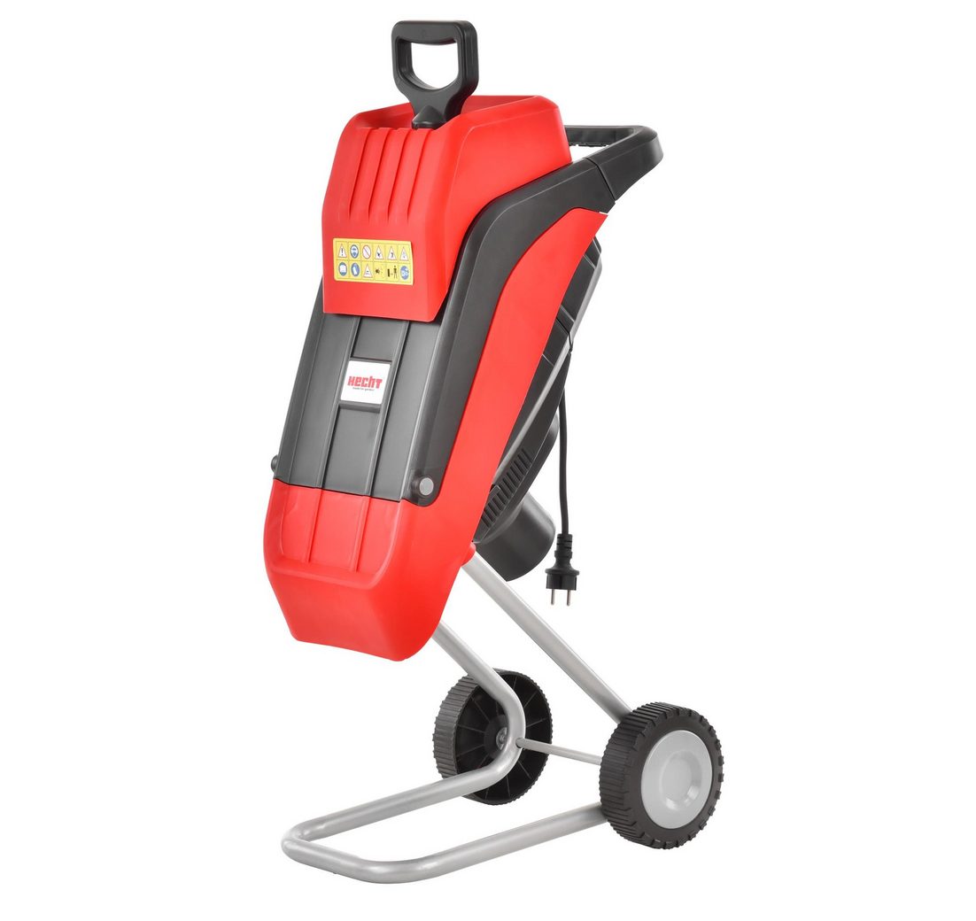 Hecht Häcksler Elektro Gartenhäcksler 40L Fangsack 2500W integrierter Messerteller