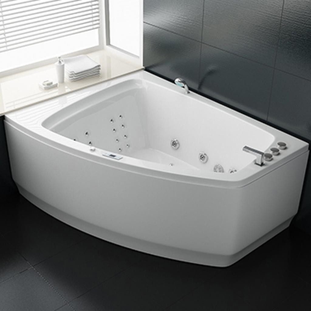 PureHaven Whirlpool 180x140 cm Reinigungsprogramm & Lichttherapie modernes Design