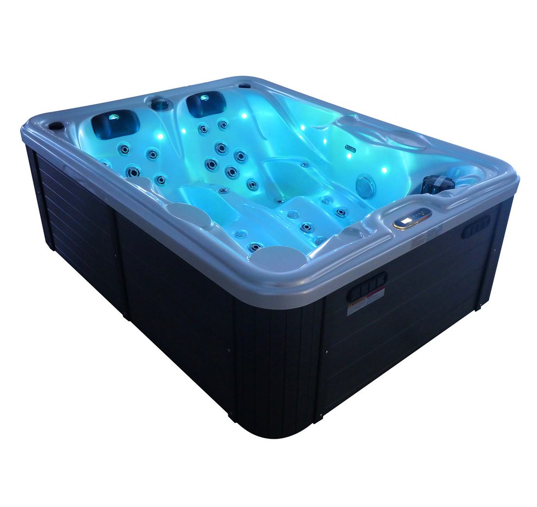 TroniTechnik Whirlpool Outdoor Whirlpool Bottaro Spa Weiß/Perlmutt 210x160