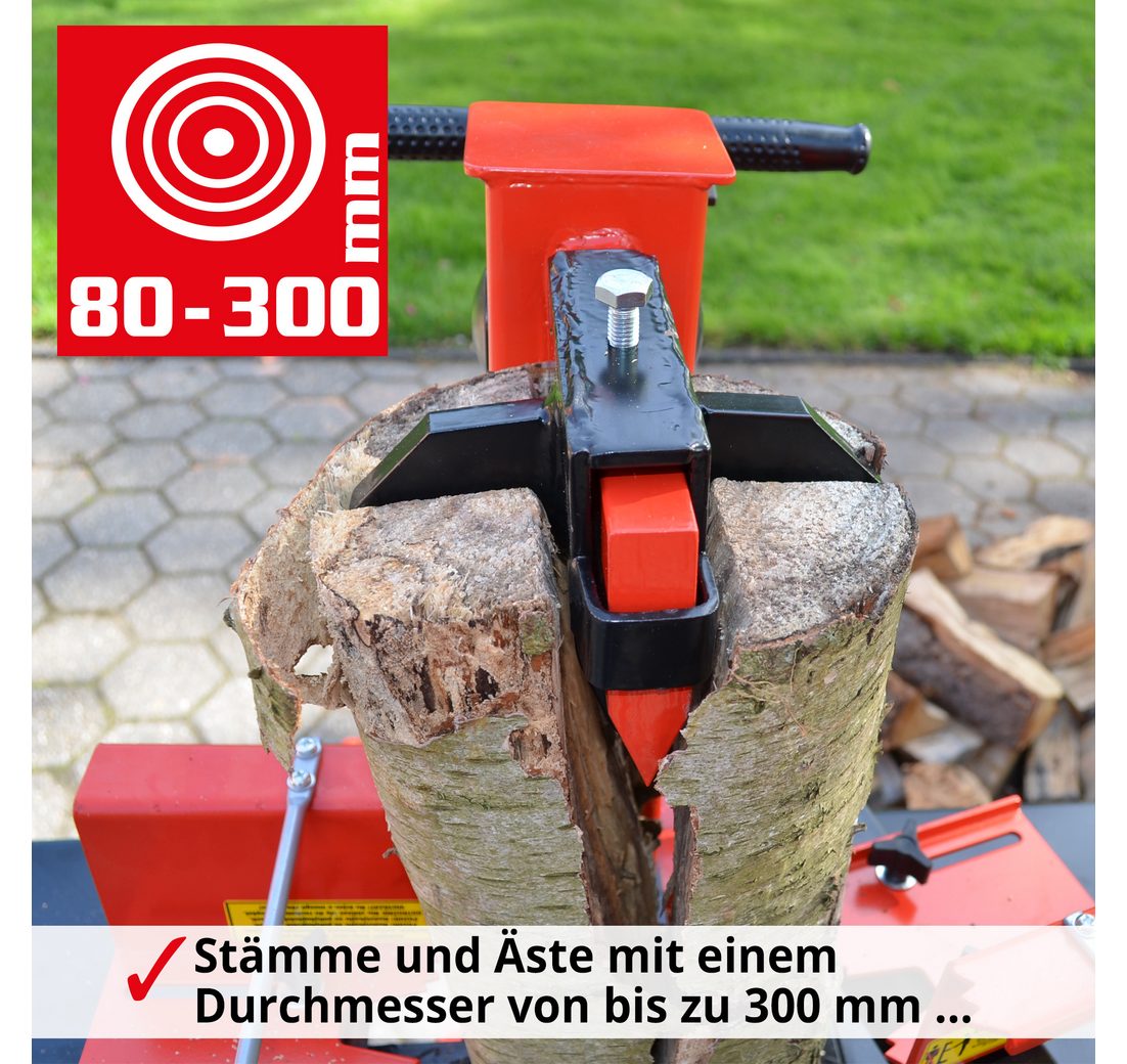 Spaltgutlänge bis 55 cm