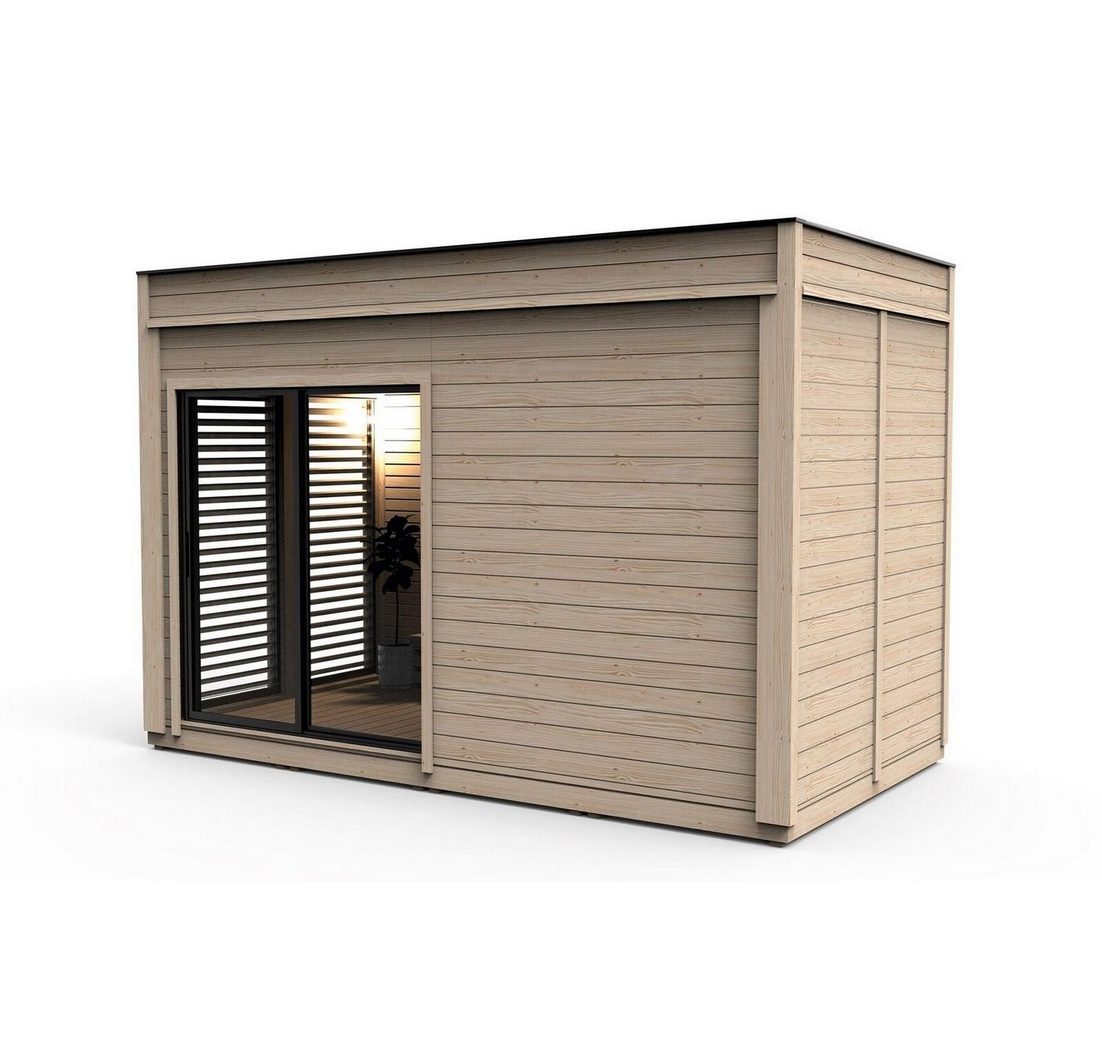 JVmoebel Saunahaus Holz Trockensauna Woodpro Garten Sauna Outdoor 245 x 464 x 318 cm
