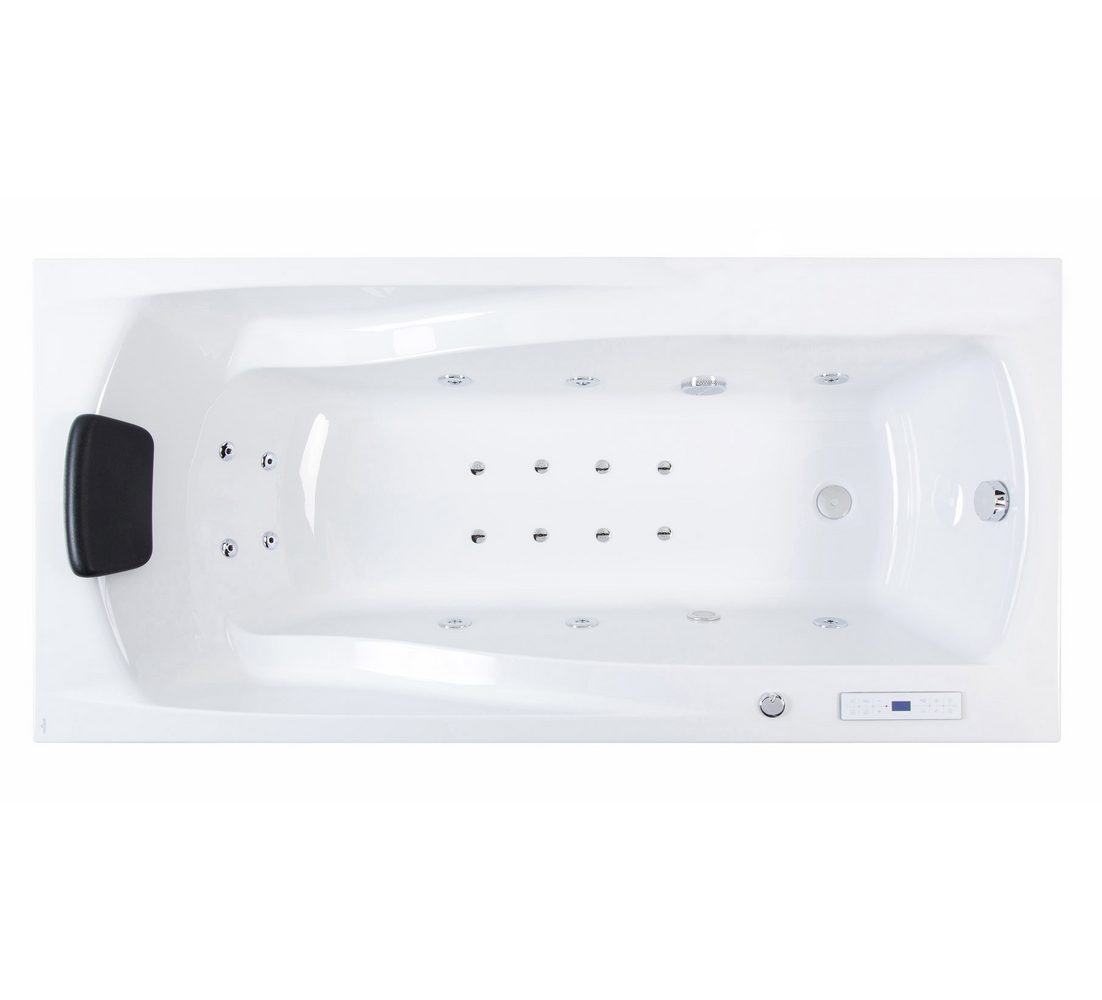Magnolia Home Whirlpool Rechteck Whirlpool Centauri 180x85 links Made in Germany 18 Düsen ohne