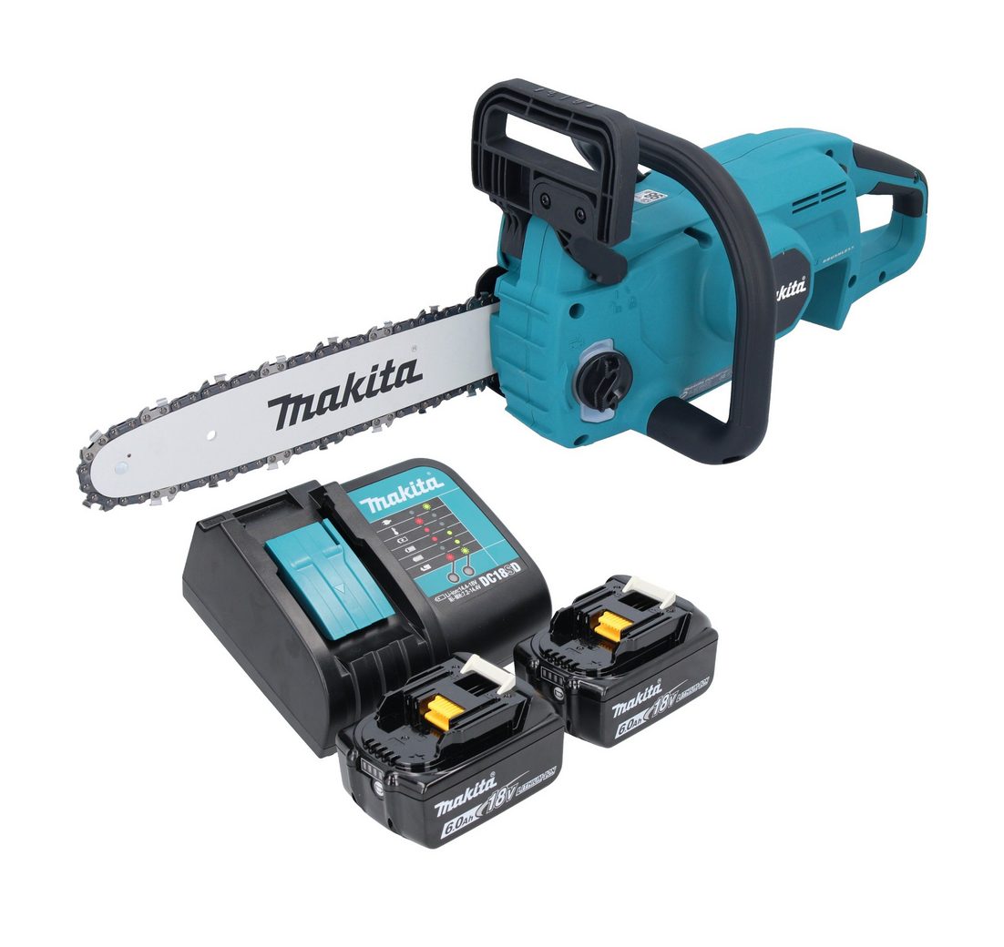 Makita Benzin-Kettensäge DUC 307 SG2X3 18 V 30 cm Brushless + 2x Akku 6