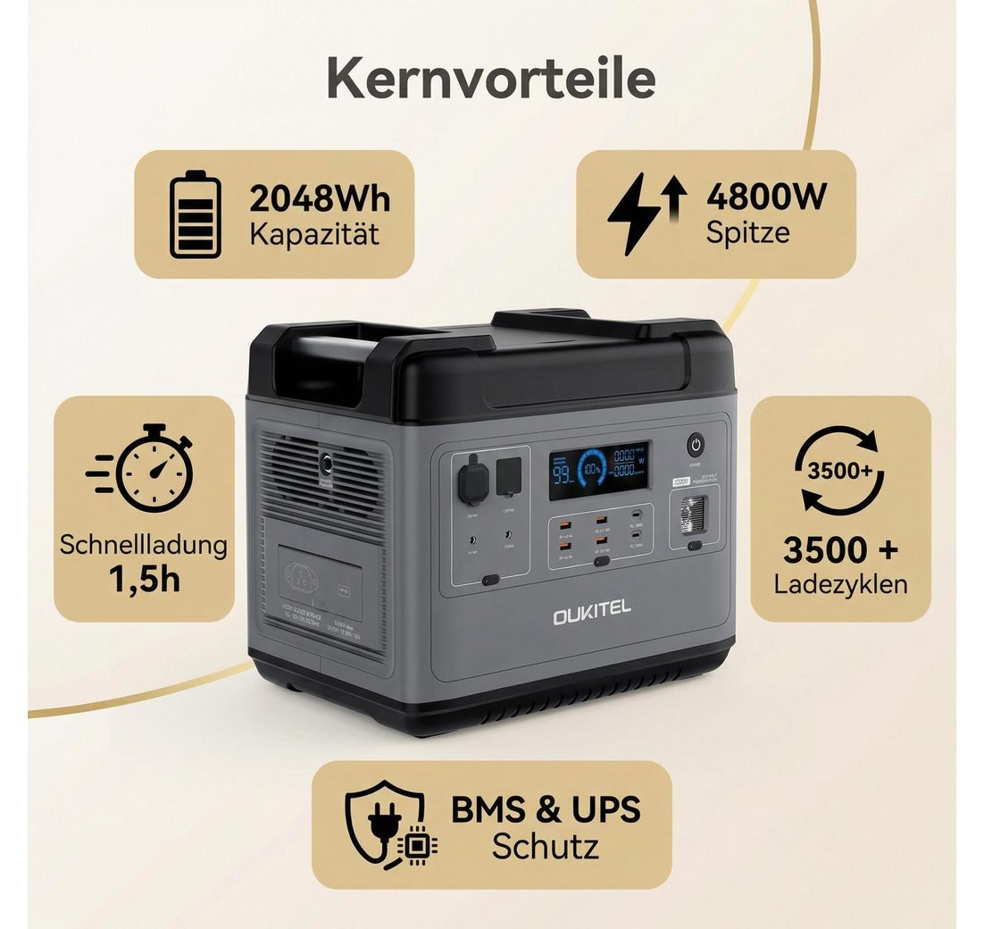 4800W Spitzenleistung&BMS/UPS