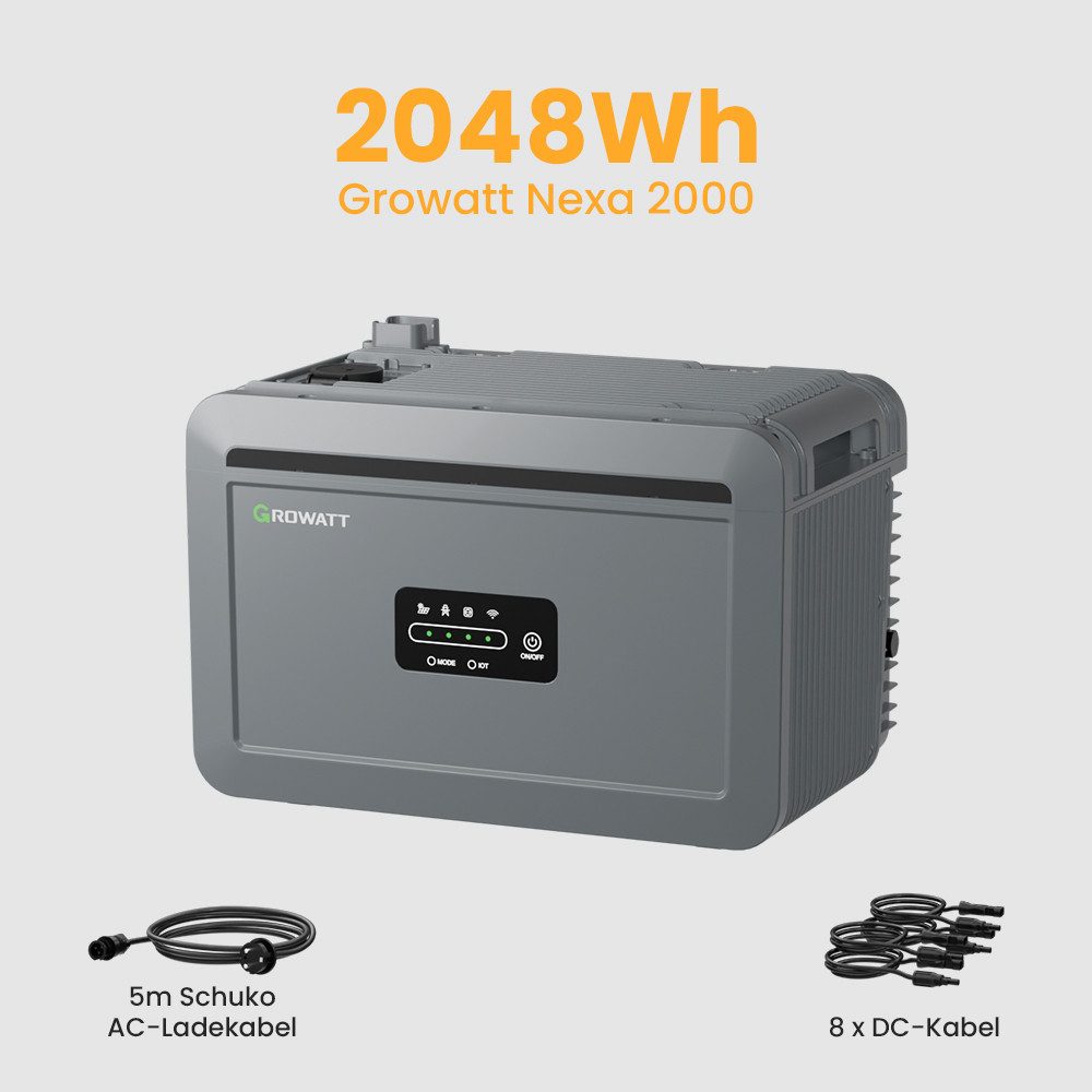 (2x JA Solar 450Wp Full Black und NEXA 2000 All-in-One Speicher)