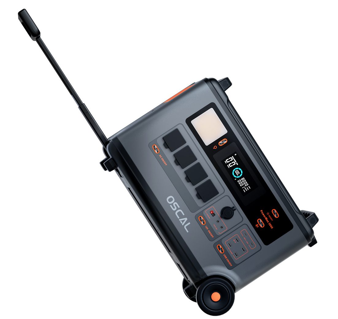 OSCAL Stromerzeuger PowerMax 3600W Powerstation