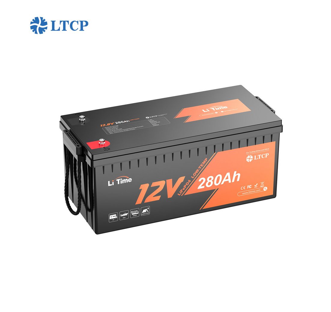 LiTime 12V 280Ah LiFePO4 Batterie Low-Temp-Schutz 3 % Selbstentladung Solarakkus (12 V)