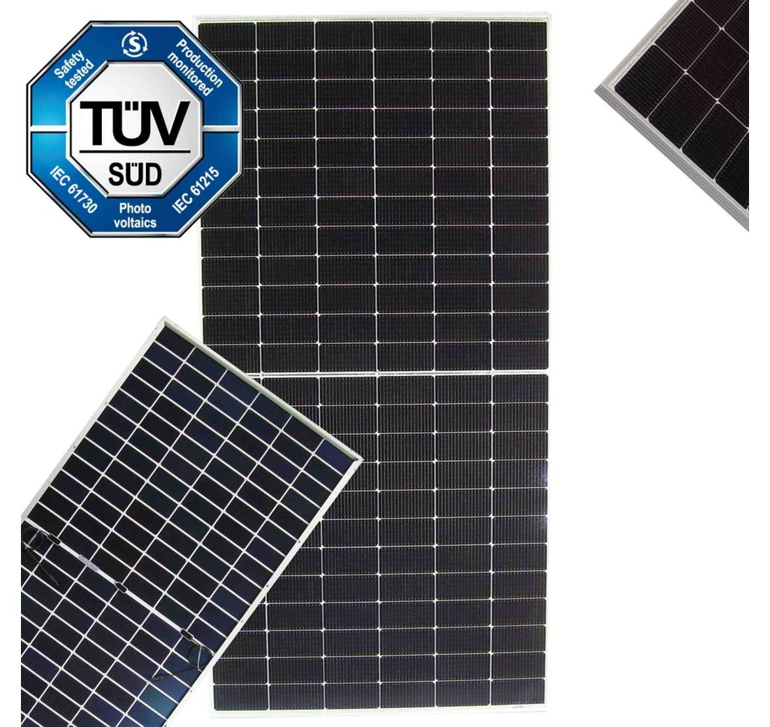 Apex Solarmodul Solarpanel Solarmodul 600W - 2400W Bifazial Solarzelle 66427