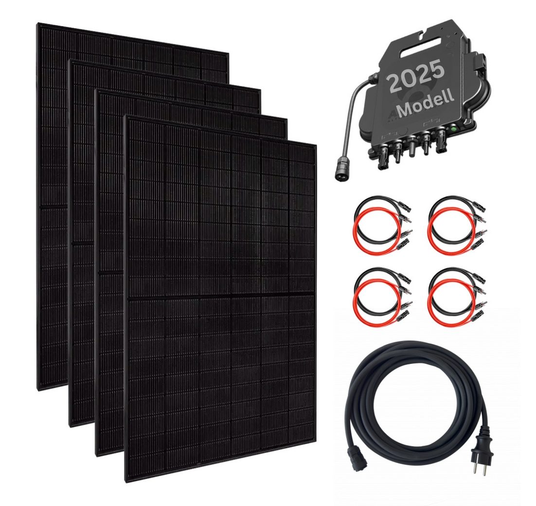 MyVoltaics Balkonkraftwerk 800 Watt MyBasic 1760+ Watt Komplettset mit 4 Modulen Versand gratis
