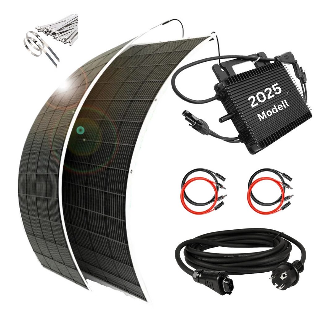 MyVoltaics Balkonkraftwerk MyUltraleicht 620 Watt 2 Module ultraleicht Komplettset Versand gratis