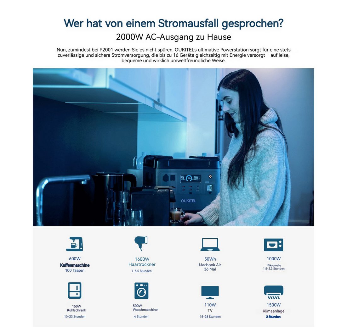 tragbare Powerstation für Outdoor