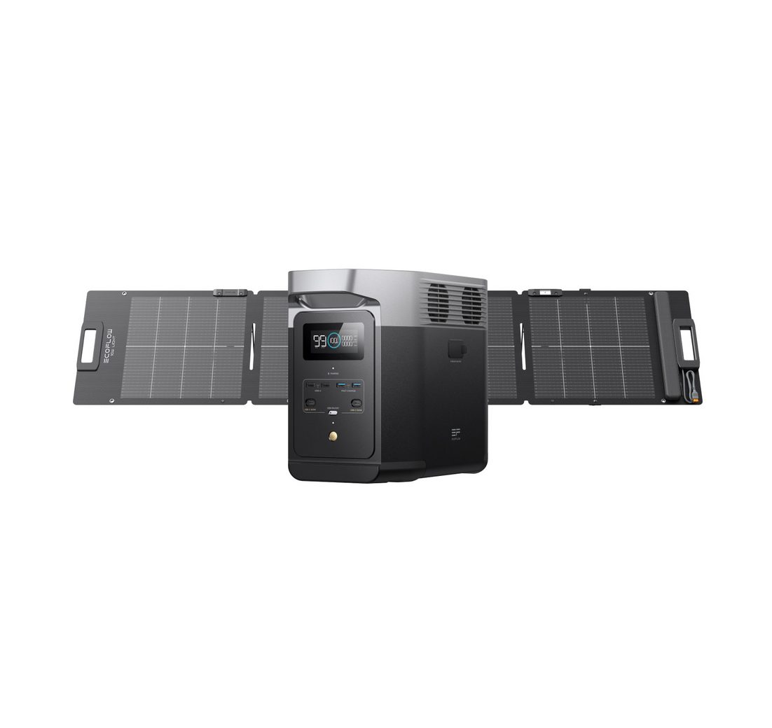 Ecoflow EcoFlow DELTA 2 Tragbare Powerstation mit 110W / 220W Solar Panel Powerstation EcoFlow DELTA 2 Tragbare Generator mit 110W Solar Panel EcoFlow DELTA 2 Tragbare Generator mit 220W Solar Panel 320000 mAh (220 V)