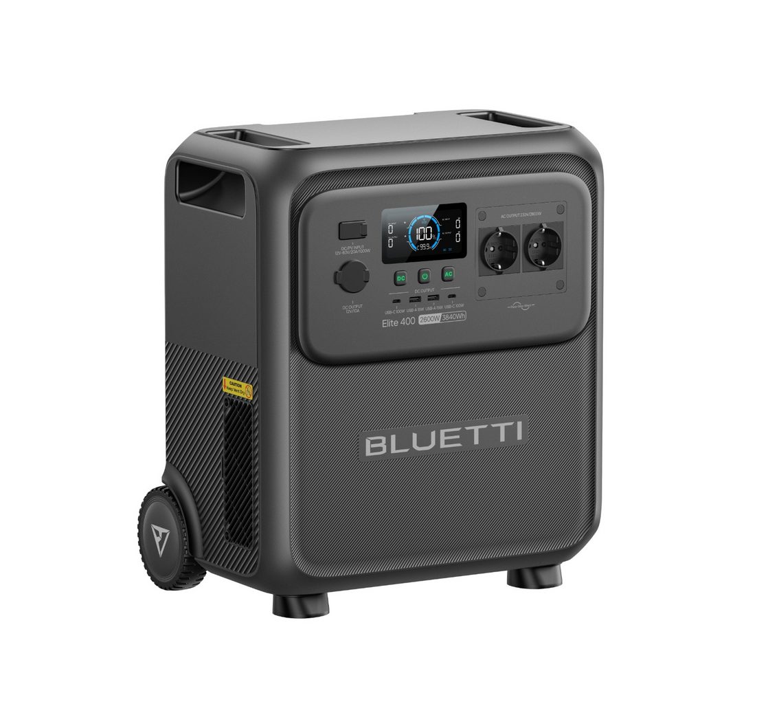 BLUETTI Stromerzeuger Elite 400 2600W/ 3840Wh Tragbare PowerStation (2026 Neu)