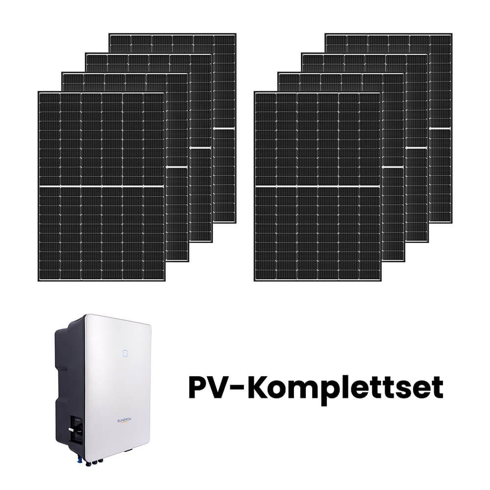 Sungrow-Wechselrichter & Aluminium-Rahmen) Sungrow-Wechselrichter & Aluminium-Rahmen)